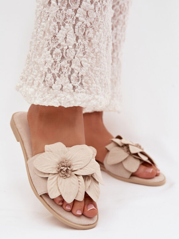 Sandał Klapki Model Elzoria J502-2 Light Beige - Step in style