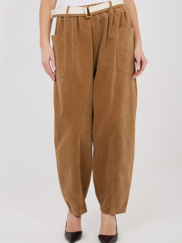 Spodnie Damskie Model IT-SP-FL9665.78 Camel - Rue Paris