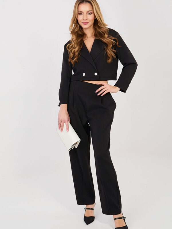 Spodnie Komplet Model IT-KMPL-22255.70 Black - Rue Paris