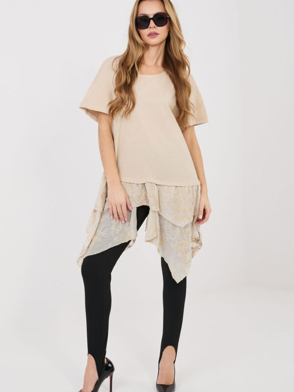 Bluzka Model IT-SK-81869.54 Beige - Italy Moda
