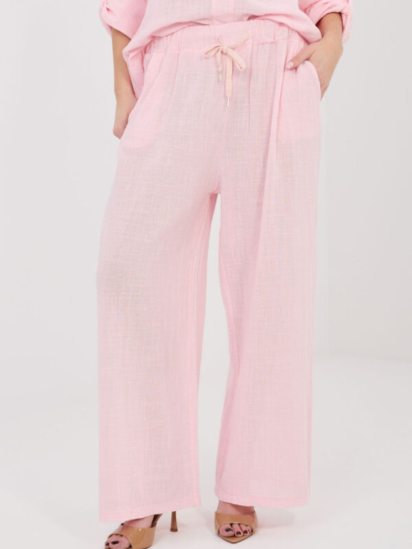 Spodnie Damskie Model IT-SP-2873.02 Light Pink - Italy Moda