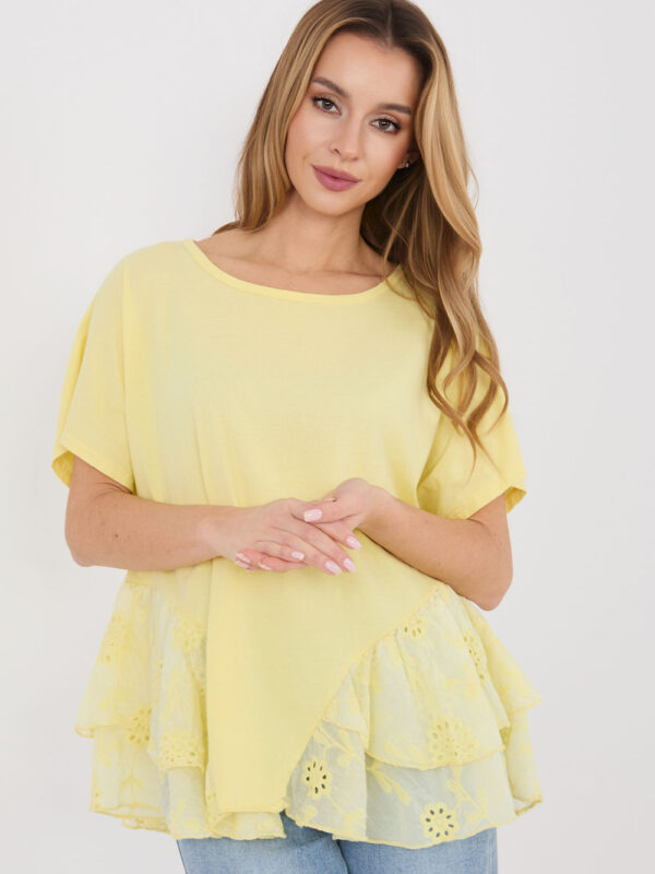 Bluzka Model IT-BZ-81870.18 Light Yellow - Italy Moda