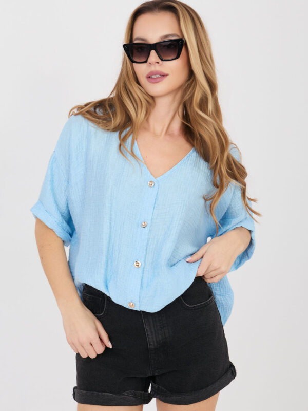 Koszula Damska Model IT-BZ-81891.49 Light Blue - Italy Moda