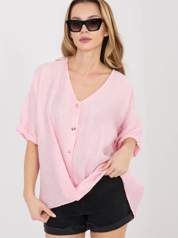 Koszula Damska Model IT-BZ-81891.49 Light Pink - Italy Moda