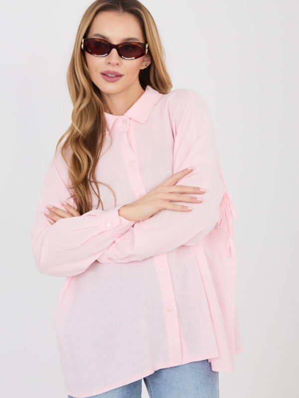 Koszula Damska Model IT-KS-3060.23 Light Pink - Italy Moda