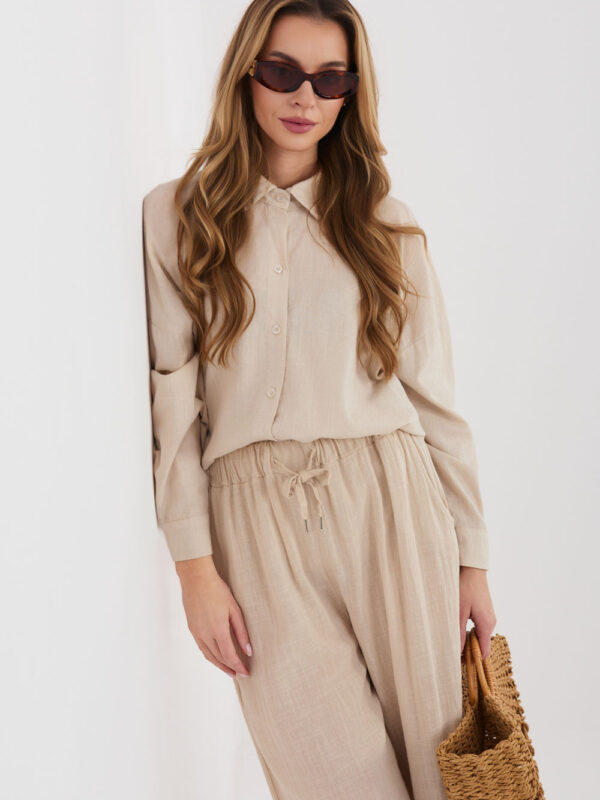 Koszula Damska Model IT-KS-3060.23 Beige - Italy Moda
