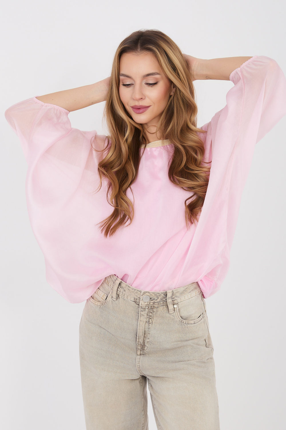Bluzka Model IT-BZ-18868.81 Light Pink - Italy Moda