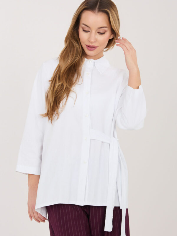 Koszula Damska Model IT-KS-FL10188.27 White - Rue Paris