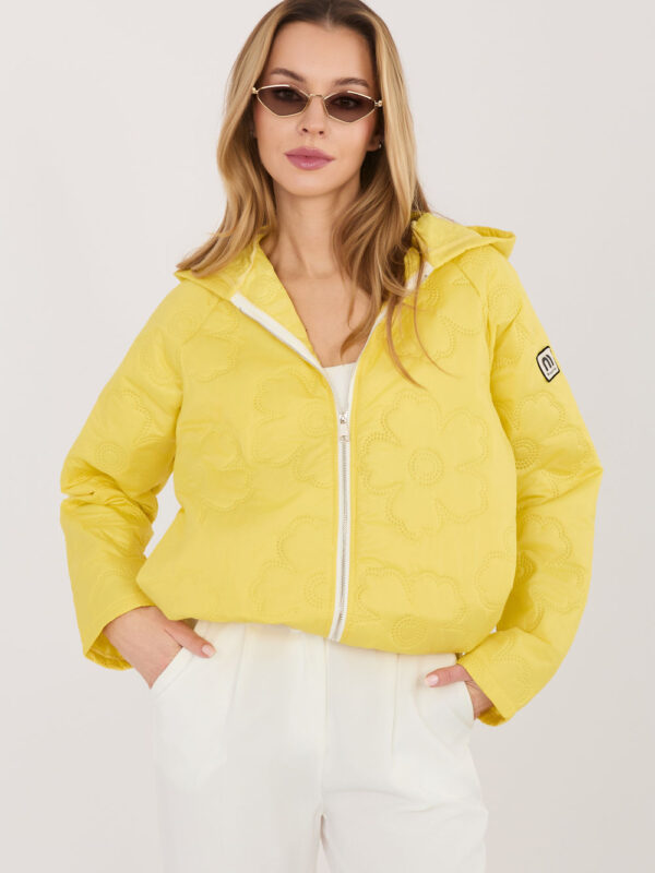 Kurtka Damska Model IT-KR-FL10126.00 Yellow - Rue Paris
