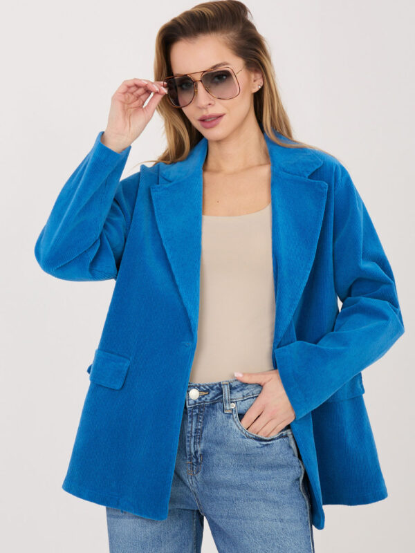 Marynarka Model IT-MA-FL9958.87 Cobalt - Rue Paris