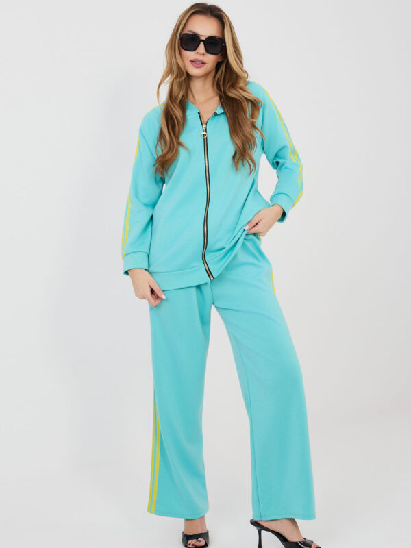 Spodnie Komplet Model IT-KMPL-21782.91 Turkus - Rue Paris