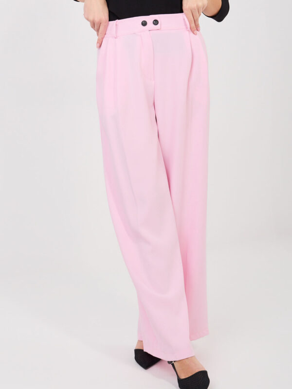 Spodnie Damskie Model IT-SP-FL9020-1.69 Light Pink - Rue Paris