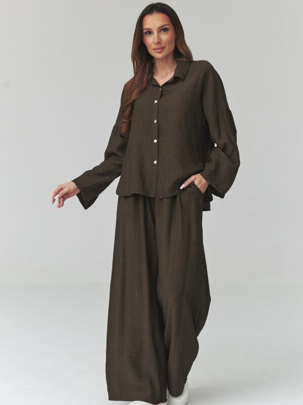 Spodnie Komplet Model C49 Chocolate - Makadamia