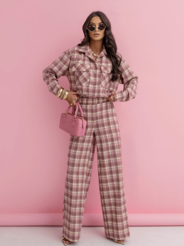 Spodnie Komplet Model Queens 510518705 Pink/Fango - LaBalancia