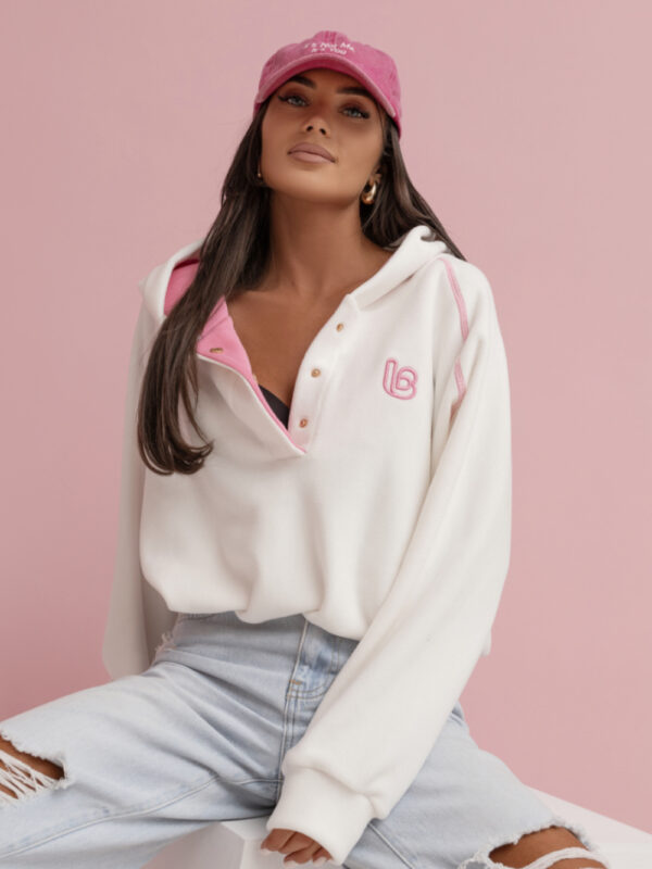Bluza Damska Model Loom 498371743 Ecru/Pink - LaBalancia