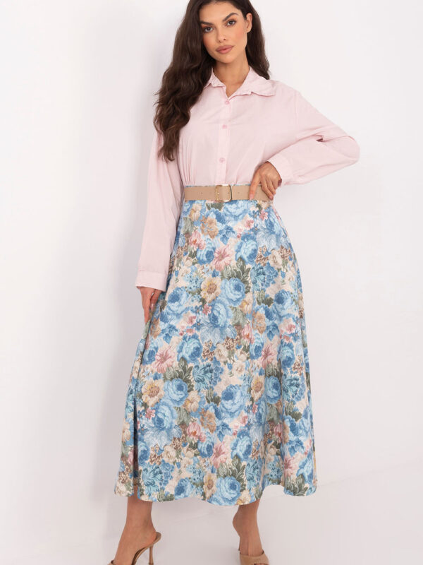 Spódnica Model IT-SD-FL9850-1.28 Light Blue - Rue Paris