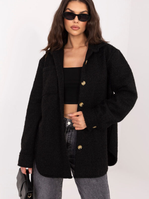 Kurtka Damska Model IT-KR-22292.01 Black - Rue Paris