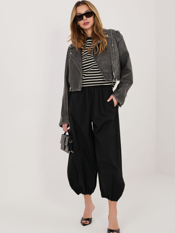 Spodnie Damskie Model IT-SP-FL10309.60 Black - Rue Paris