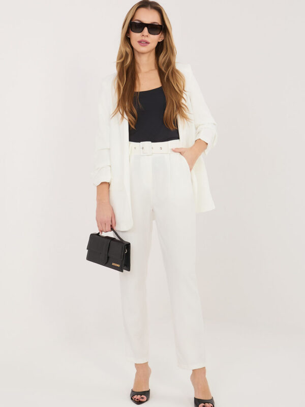 Spodnie Komplet Model IT-KMPL-FL2766.19 Ecru - Rue Paris