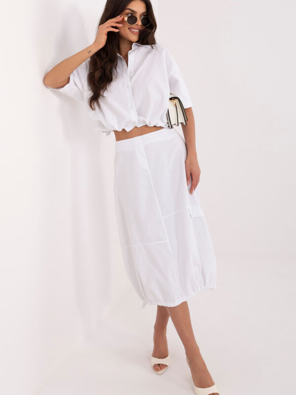 Spódnica Model IT-SD-FL10158.94 White - Rue Paris