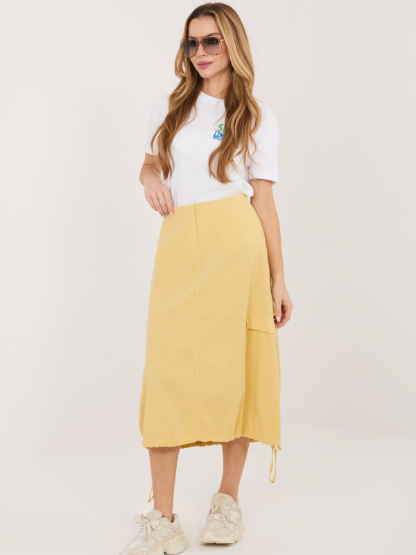 Spódnica Model IT-SD-FL10158.94 Light Yellow - Rue Paris