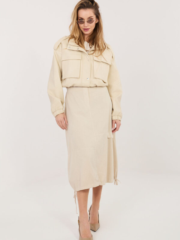 Spódnica Model IT-SD-FL10158.94 Beige - Rue Paris