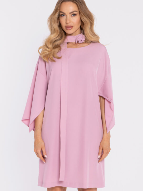 Sukienka Model MOE908 Powder Pink - Moe