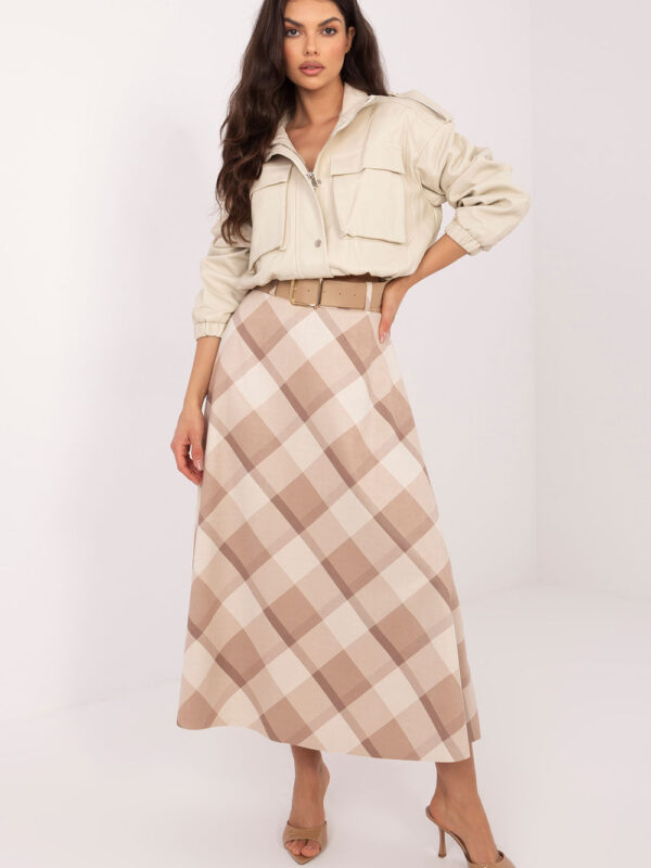 Spódnica Model IT-SD-23296-1.85 Beige - Italy Moda