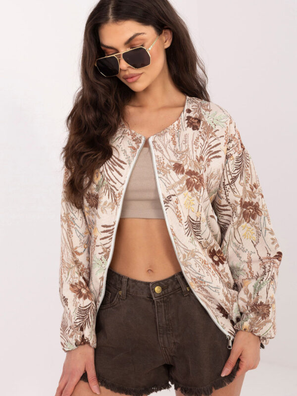 Kurtka Damska Model IT-KR-FL10357.15 Brown - Italy Moda