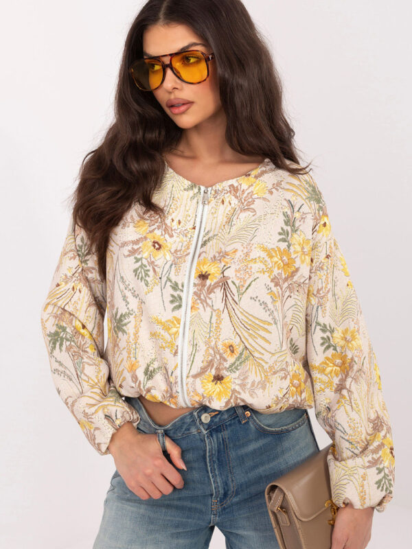 Kurtka Damska Model IT-KR-FL10357.15 Yellow - Italy Moda