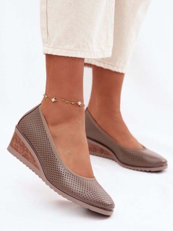 Półbuty Model Vinceza 58629 Dark Beige - Step in style