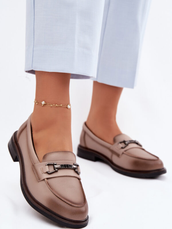 Mokasyny Model Vinceza 39983 Beige - Step in style