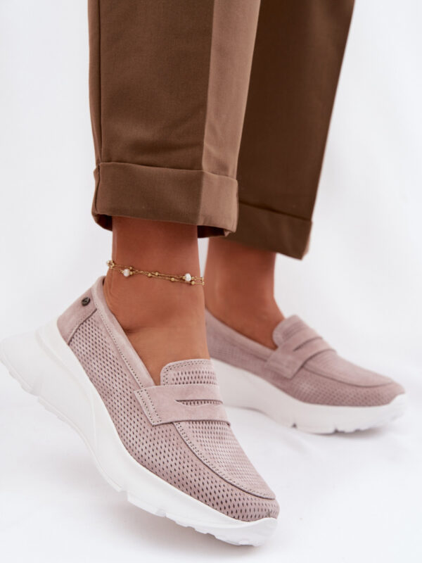 Mokasyny Model Vinceza 79626 Beige - Step in style