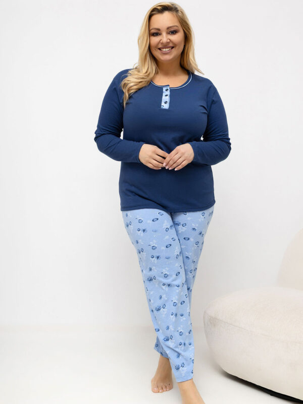 Piżama Damska Model DU-PI-FP-510.13 Dark Blue - Forever Pink