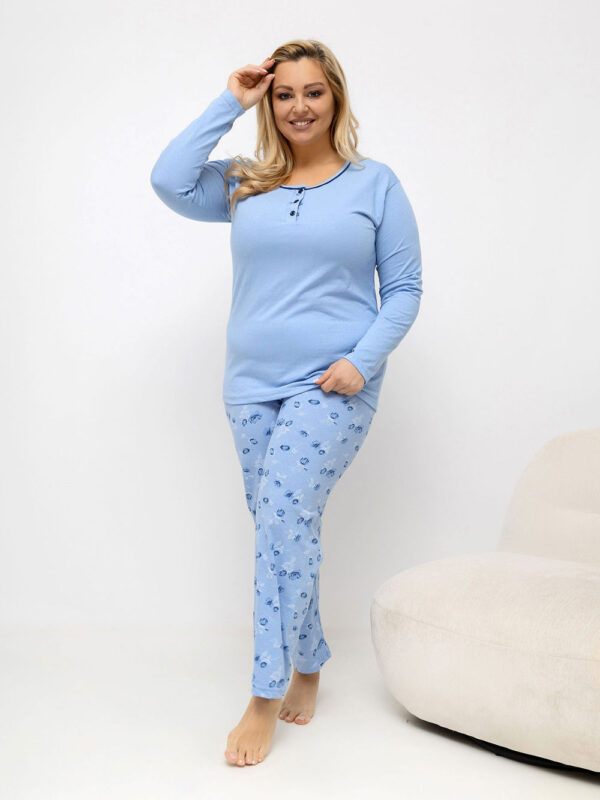 Piżama Damska Model DU-PI-FP-510.13 Light Blue - Forever Pink