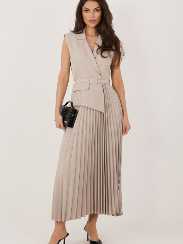 Sukienka Model IT-SK-21558.86 Dark Beige - Rue Paris