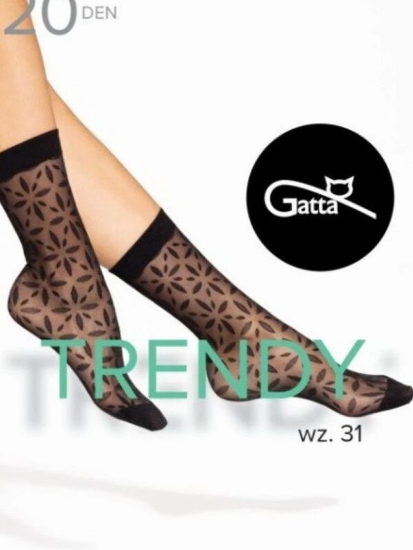 Skarpety Model Trendy Line 31 Nero - Gatta