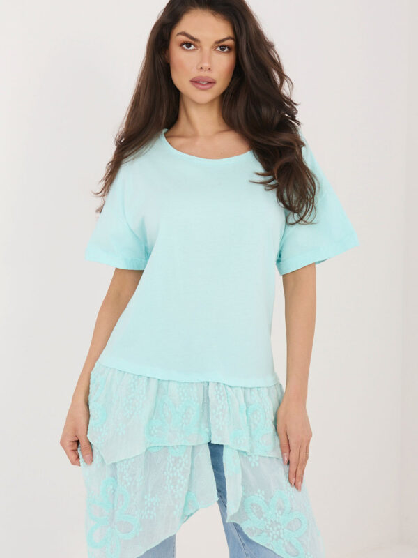 Bluzka Model IT-SK-81869.54 Mint - Italy Moda