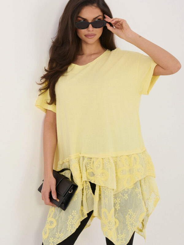 Bluzka Model IT-SK-81869.54 Light Yellow - Italy Moda