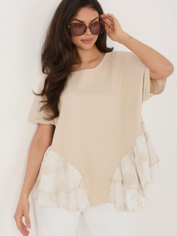 Bluzka Model IT-BZ-81870.18 Beige - Italy Moda
