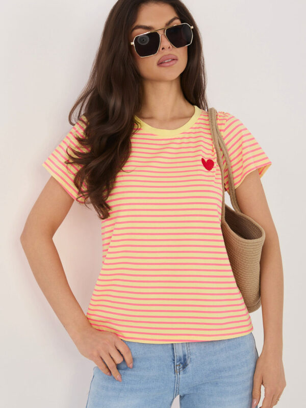 Tshirt Damski Model IT-TS-22397.89 Yellow - Italy Moda