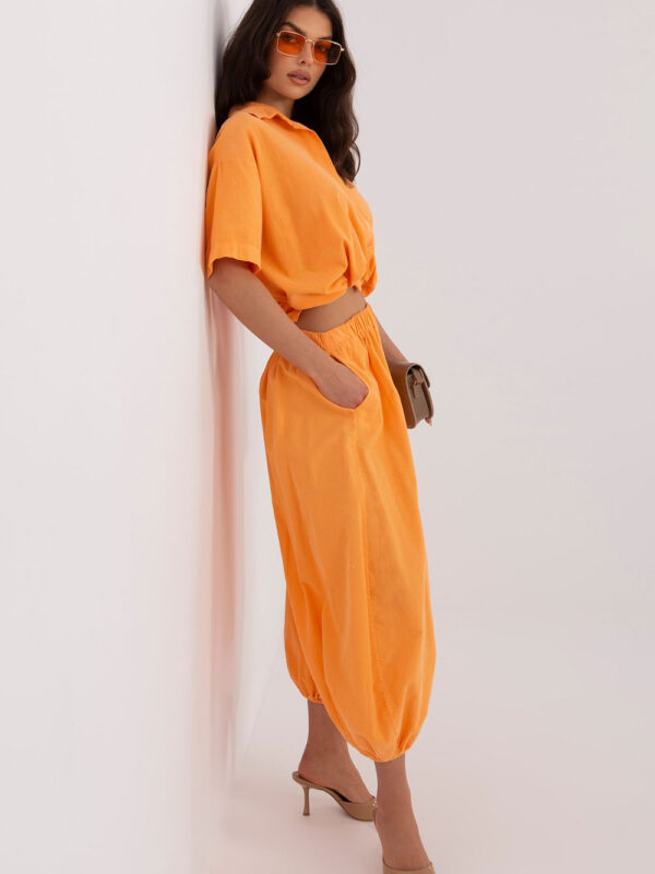Spodnie Damskie Model IT-SP-FL10309-1.02 Light Orange - Italy Moda