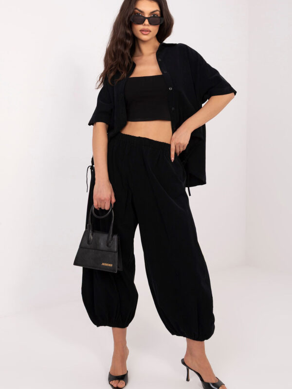 Spodnie Damskie Model IT-SP-FL10309-1.91 Black - Italy Moda