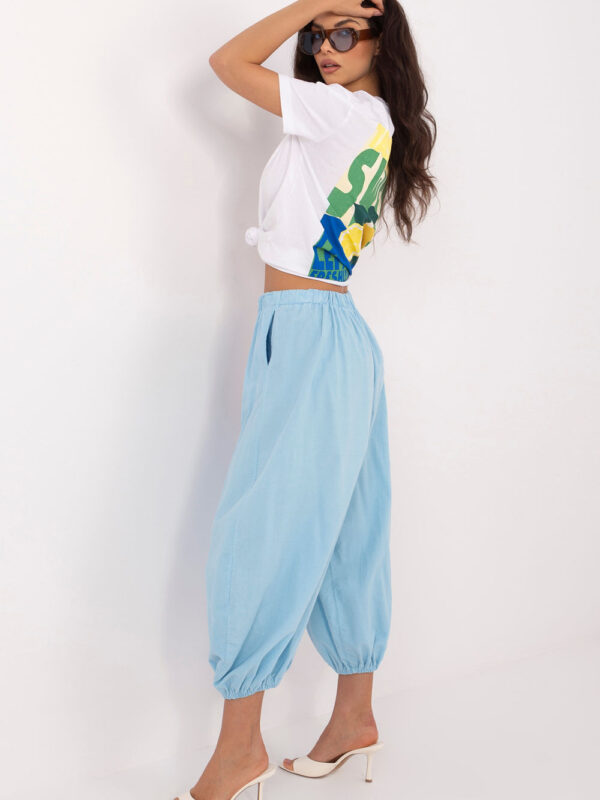 Spodnie Damskie Model IT-SP-FL10309-1.02 Light Blue - Italy Moda