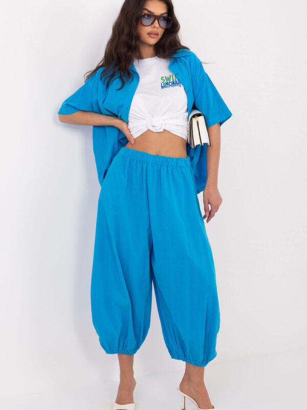 Spodnie Damskie Model IT-SP-FL10309-1.02 Blue - Italy Moda