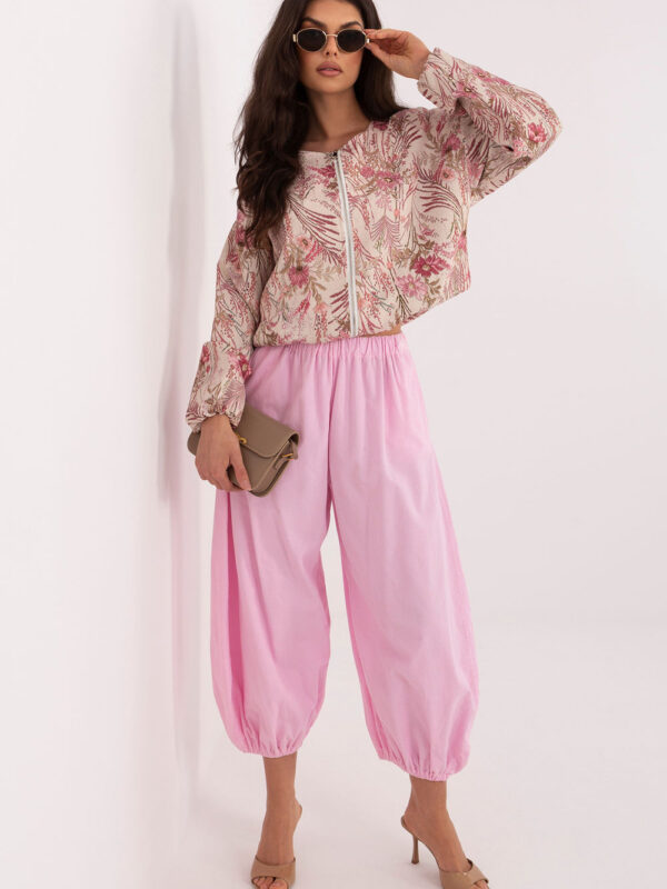 Spodnie Damskie Model IT-SP-FL10309-1.02 Light Pink - Italy Moda