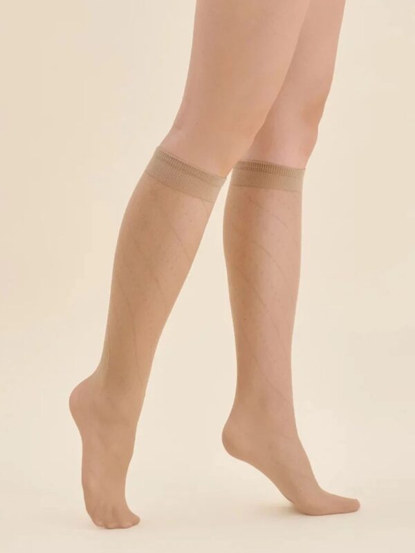 Podkolanówki Model Mira 574 Beige - Gabriella