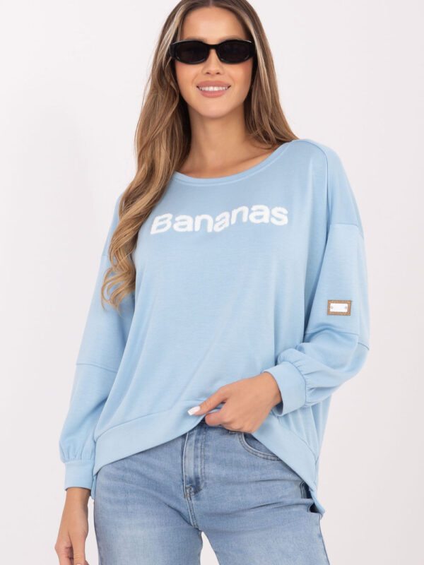 Bluza Damska Model RV-BL-A1221.13 Light Blue - Rue Paris