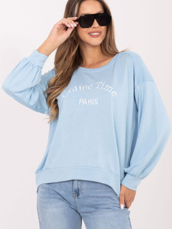 Bluza Damska Model RV-BL-A1220.11 Light Blue - Rue Paris