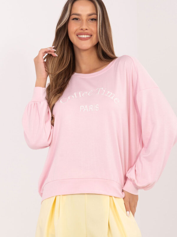 Bluza Damska Model RV-BL-A1220.11 Light Pink - Rue Paris